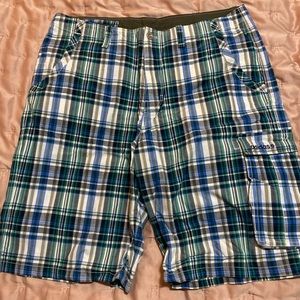 Adidas used Golf shorts plaid XL